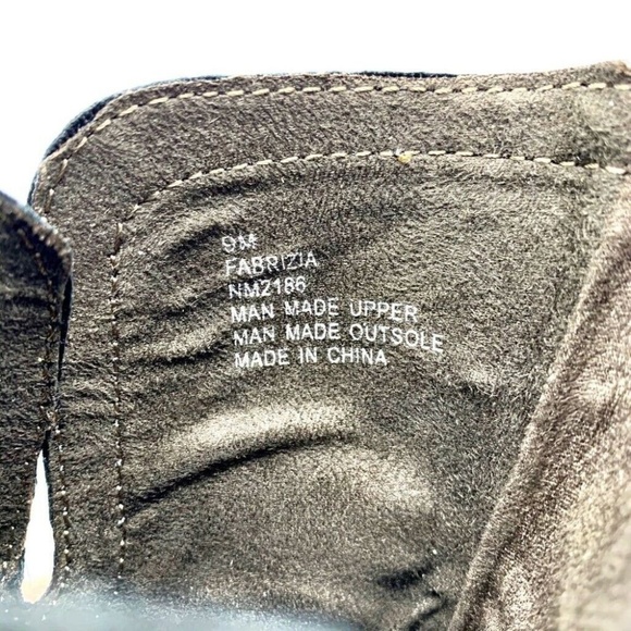 NEW MIA Fabrizia Ankle Gray Heel Faux Leather 9 - Picture 7 of 8